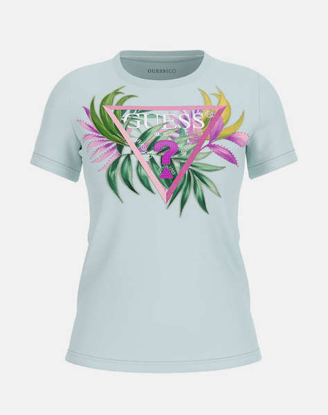 GUESS CN SS LEAF TRIANGLE TEE ДАМСКА ТЕНИСКА