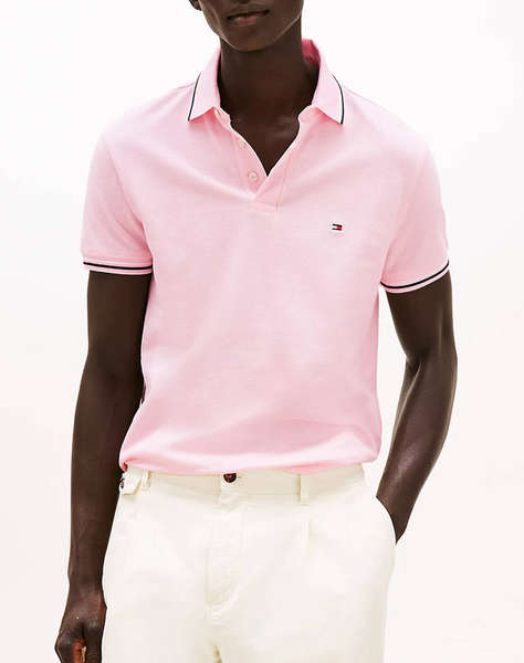TOMMY HILFIGER TIPPED SLIM FIT SEASONAL POLO