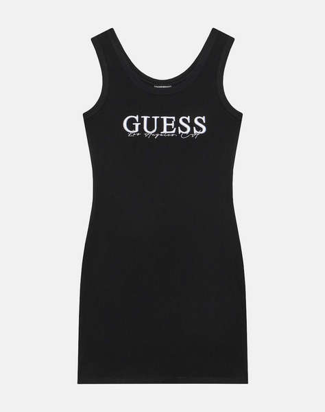 GUESS RIB DRESS_MINI ME - ECO SMOOTH GIRLY RIB 435 ДЕТСКА РОКЛЯ GIRL