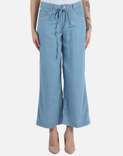 LIUJO DENIM_UA5D76_AUTHENTIC CROPPED FLARE R.W. ДАМСКИ ПАНТАЛОНИ