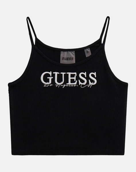 GUESS RIB SL TOP_MINI ME - ECO SMOOTH GIRLY RIB 435 ДЕТСКА ТЕНИСКА GIRL