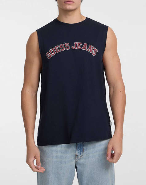 GUESS JEANS GJ MUSCLE COLLEGIATE - ORGANIC COTTON 160GSM МЪЖКА ТЕНИСКА