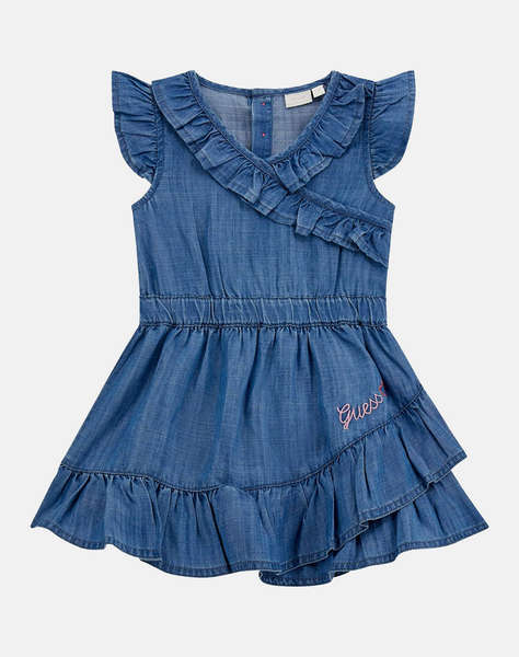 GUESS LYOCELL DENIM SL DRE - SLUB DENIM 180GSM ДЕТСКА РОКЛЯ GIRL