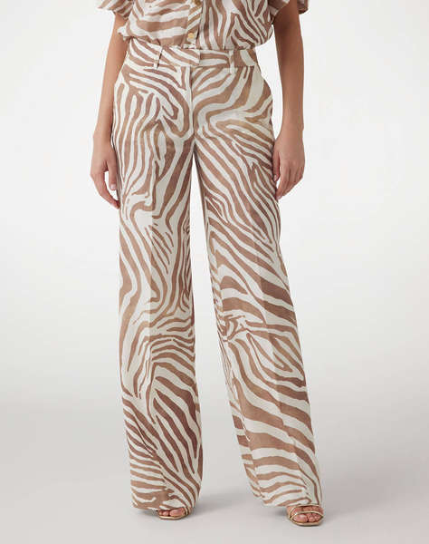 GUESS MARCIANO GISELLE STRAIGHT PAN - ECO TENCEL LINEN PRINTED ДАМСКИ ПАНТАЛОНИ