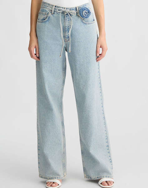 LIU JO DENIM_UA5D72_PANT.BAGGY ROSE REG.W. ДАМСКИ ПАНТАЛОНИ