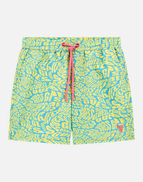 GUESS SWIMWEAR TRUNK_MINI - RECY POLY PEACH TWILL 115 БАНСКИ ДЕТСКИ BOY