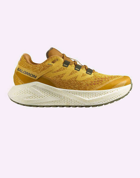 SALOMON GRAVEL RUNNING - AERO AERO GLIDE 3 GRVL SPICY MUSTARD / VANILLA ICE / DEEP LICHEN GREEN MEN''S SHOE
