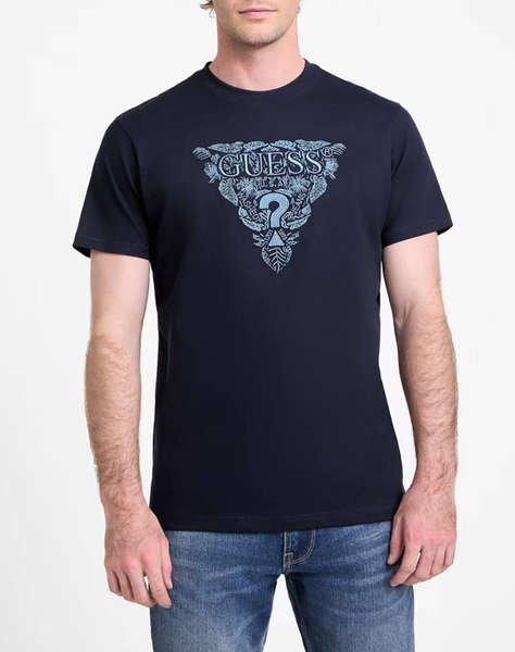 GUESS SS CN FLOWER EMBRO TEE МЪЖКА ТЕНИСКА
