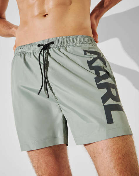 KARL LAGERFELD KARL LOGO SHORT BOARDSHORTS