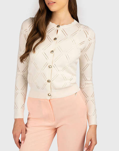 GUESS MARCIANO ANNA CARDI ALLOVER EMB M SWTR ДАМСКИ ТРИКОТАЖ