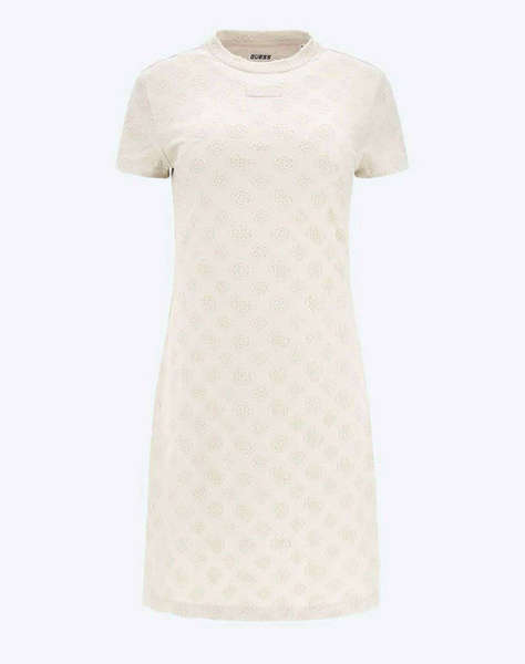GUESS PEONY JACQUARD DRESS - RECY POLY-COTTON JACQ SPONGE ДАМСКА РОКЛЯ