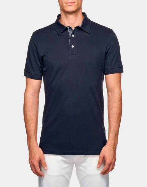 GEOX M POLO PIQUET PRINT - BCI COTT