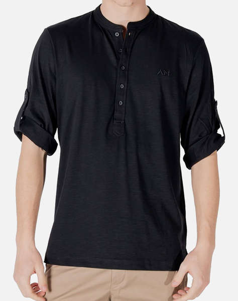 ANTONY MORATO MMKL00334FA100260 MIN OF 6 T-SHIRT REGULAR FIT IN SLUB COTTON FABRIC WITH EMBROIDERY LOGO ON FRONT МЪЖКА ТЕНИСКА