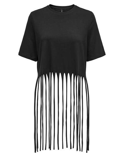 ONLY ONLZINNA S/S FRINGE TOP BOX JRS