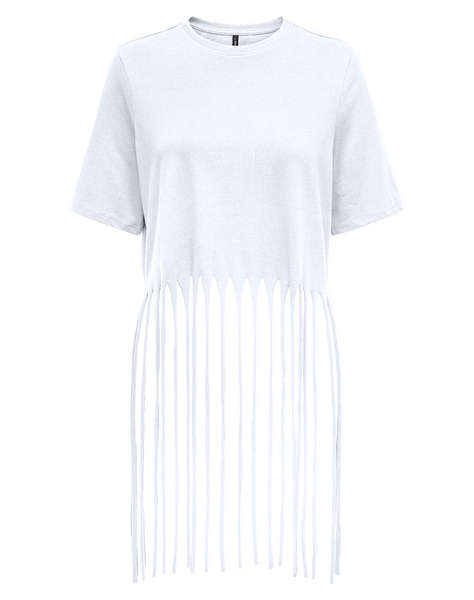 ONLY ONLZINNA S/S FRINGE TOP BOX JRS