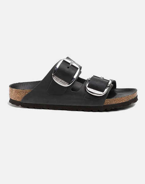 BIRKENSTOCK F25 LEATHER ARIZONA BIG BUCKLE LEOI BLACK HEX 35 - 43 NARROW CORE ESSENTIAL ДАМСКИ ОБУВКИ
