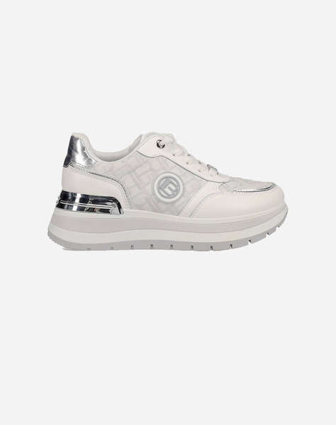 LAURA BIAGIOTTI 8917 SHOES. CASUAL LOGO WHITE