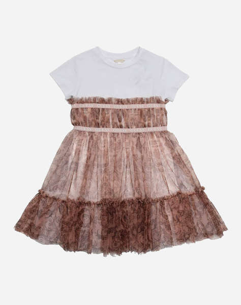 GUESS MIXED FABRIC SS БЕБЕ МОМИЧЕ РОКЛЯ