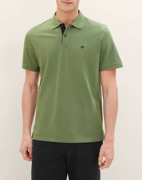 TOM TAILOR BASIC POLO WITH CON МЪЖКА ТЕНИСКА
