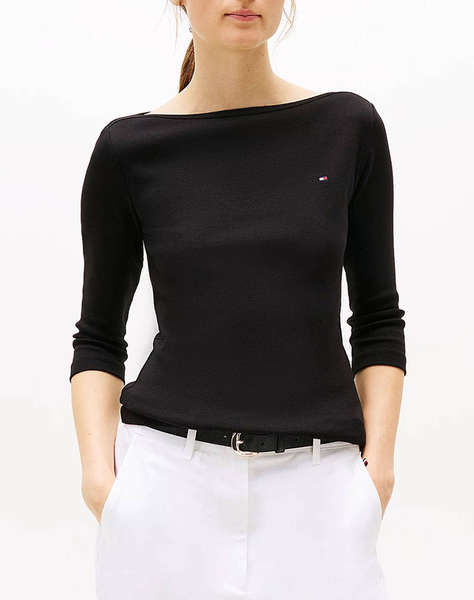TOMMY HILFIGER NEW CODY SLIM BOAT-NK 3/4SLV