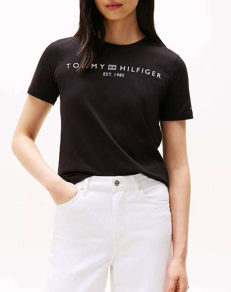 TOMMY HILFIGER REG CORP LOGO C-NK SS