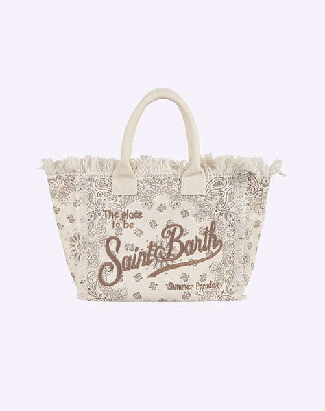 MC2 VANITY-ACC. BORSA CANVAS DONNA-BANDANNA ROUND 10 EMB (Размери :40 x 32 x 20см.)