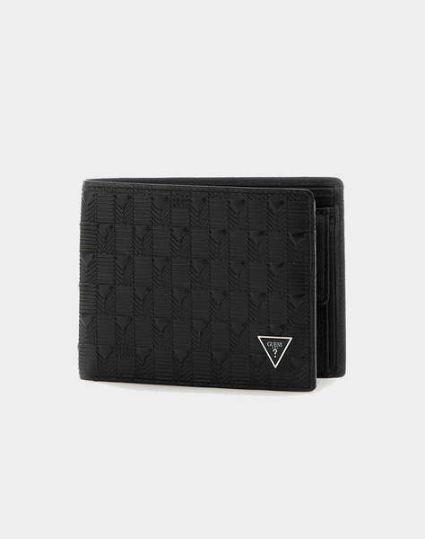 GUESS MADRID BILLFOLD W COIN POCKET МЪЖКИ ПОРТФЕЙЛ(Размери:10.2 x 8 x 0,5см.)