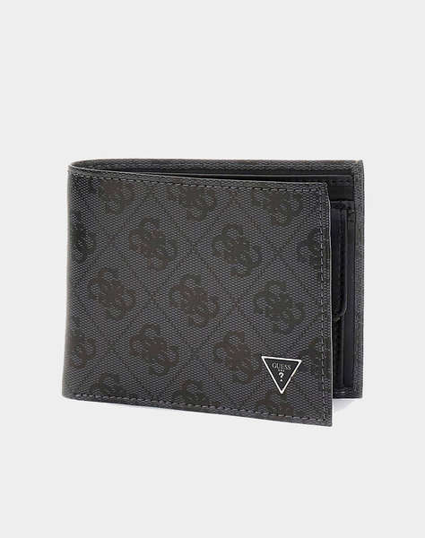 GUESS MADRID BLLFLD W COIN POCKET МЪЖКИ АКСЕСОАРИ (Размери:12 x 9.8 x 1.5см.)