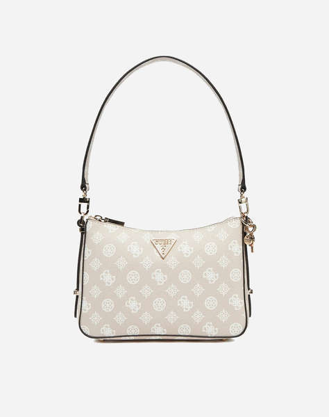 GUESS ECO ERICA TOP ZIP SHOULDER BAG ДАМСКА ЧАНТА (Размери: 24 x 18 x 6см.)
