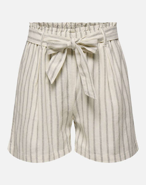 ONLY ONLLIMA HW LINEN BL BELT SHORTS PNT