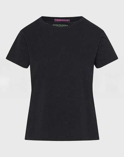 FUNKY BUDDHA Дамска блуза с къс ръкав Basic