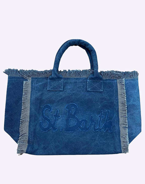 MC2 VANITY PATCH-ACC. BORSA CANVAS DONNA PATCH-ST BARTH DEN (Размери :40 x 32 x 20см.)