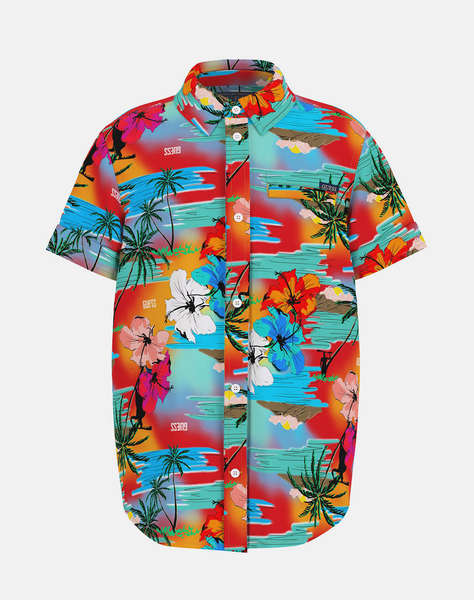 GUESS VISCOSE SS SHIRT - VISCOSE POPLIN 120 CHILDREN''S T-SHIRTBOY