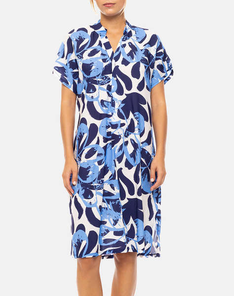 PINK LABEL BEACHWEAR ABSTRACT FLORAL