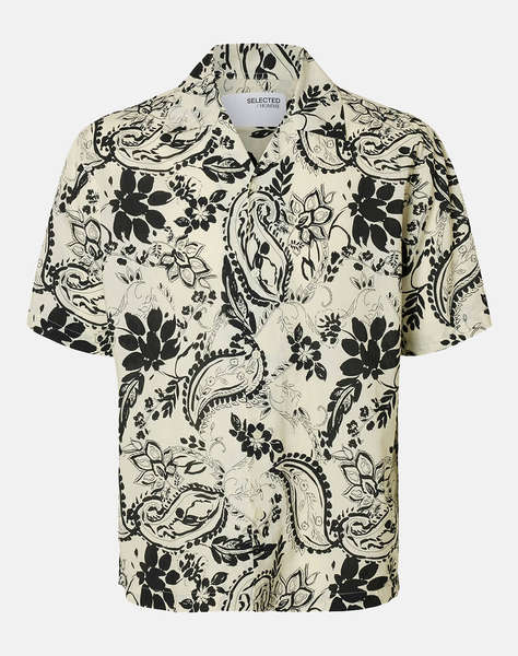 SELECTED SLHRLXAIR MIX SS SHIRT
