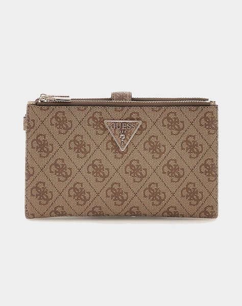 GUESS LAUREL SLG DBL ZIP ORGANIZER ДАМСКИ АКСЕСОАРИ (Размери: 19 x 11 x 2см.)