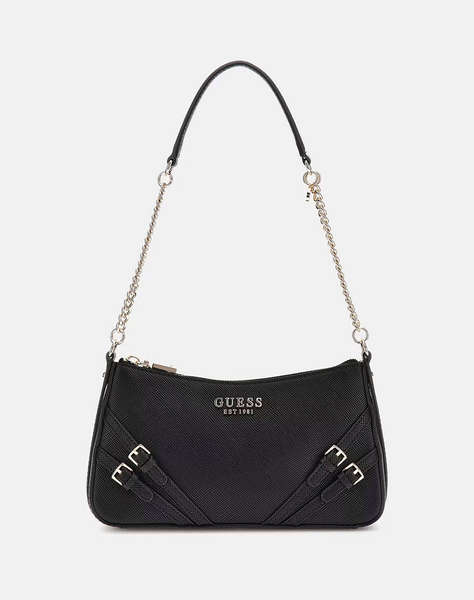 GUESS BRAMINA TOP ZIP SHOULDER ДАМСКА ЧАНТА (Размери: 25 x 14 x 6см.)