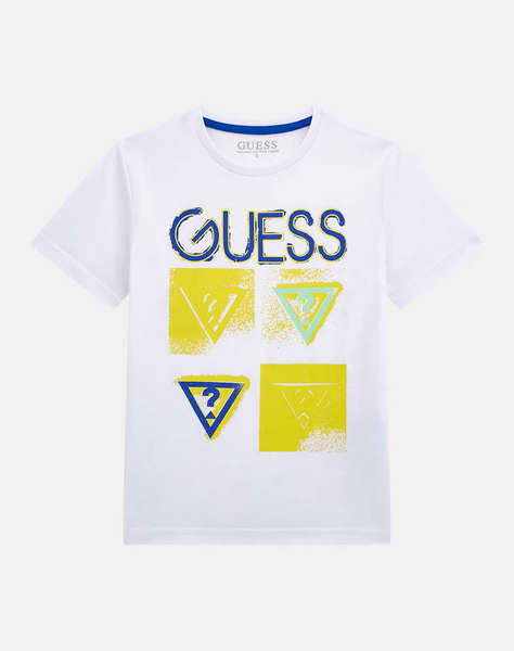 GUESS SS T-SHIRT - MID ORGANIC COTTON 160 CHILDREN''S T-SHIRTBOY