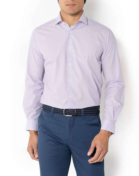 THE BOSTONIANS РИЗА CHESTER POPLIN CUSTOM FIT MiniCheck POPLIN Semi-rex Custom Fit