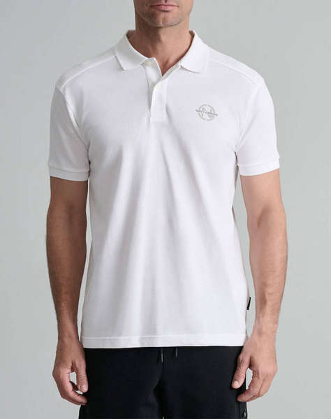 NAVY&GREEN BLOUSE POLO