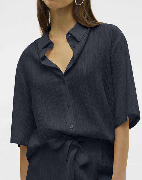 AWARE BY VERO MODA VMRICKI 2/4 RELAXED POLO SHIRT VMA