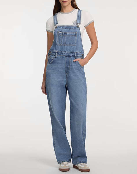 GUESS JEANS GJ DENIM OVERALL - ECO LINEN STORM RG INDIGO ДАМСКИ