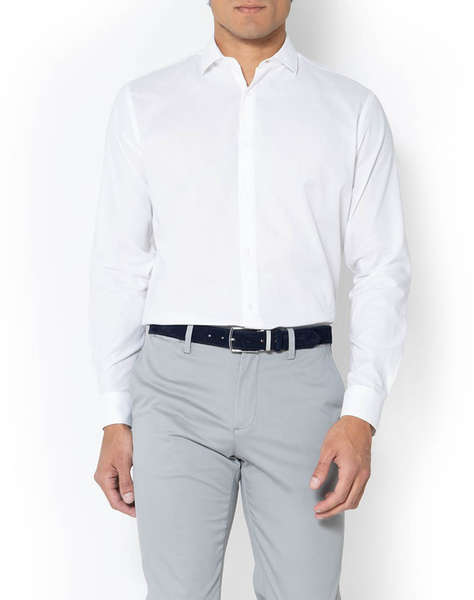 THE BOSTONIANS РИЗА ACORN ПОПЛИН CUSTOM FIT Stripe POPLIN Semi-rex Custom FIT