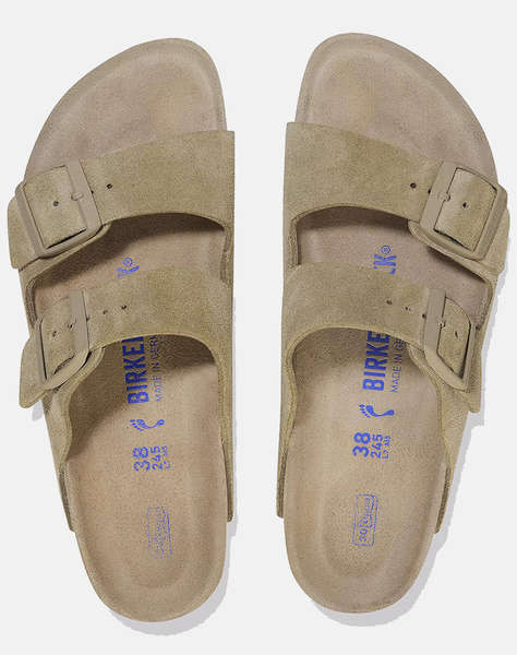 BIRKENSTOCK F25 LEATHER ARIZONA SFB LEVE FADED KHAKI 35 - 46 NARROW SEASONAL ДАМСКИ UNISEX