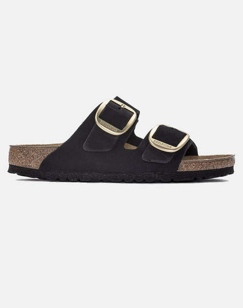 BIRKENSTOCK F25 LEATHER ARIZONA BIG BUCKLE LENB BLACK (GOLD) 35 - 43 NARROW SEASONAL ДАМСКИ ОБУВКИ