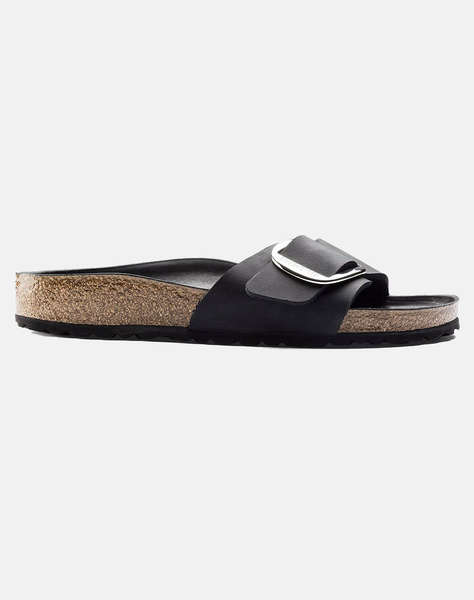 BIRKENSTOCK F25 LEATHER MADRID BIG BUCKLE LEOI BLACK HEX 35 - 43 NARROW CORE ESSENTIAL ДАМСКИ ОБУВКИ