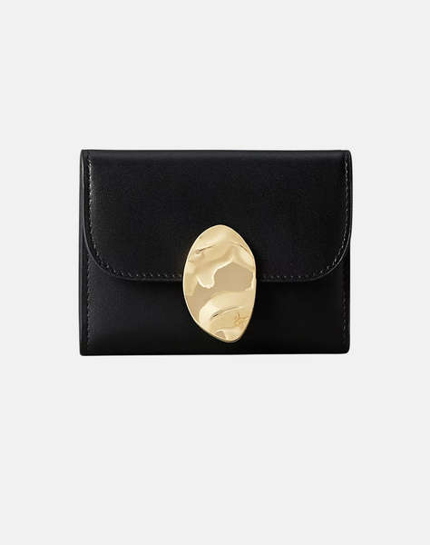 CALVIN KLEIN STONE LOCK SLOUCHY LTHR TRIFOLD (Размери: 7.5 x 10.5 x 0.5см.)