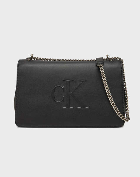 CALVIN KLEIN JEANS SCULPTED EW FLAP25 SHOULDER BAG (Размери: 25 x 16 x 8см.)