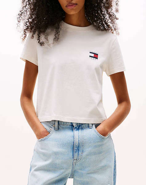 TOMMY JEANS TJW REG SH TOMMY US FLAG SS TEE