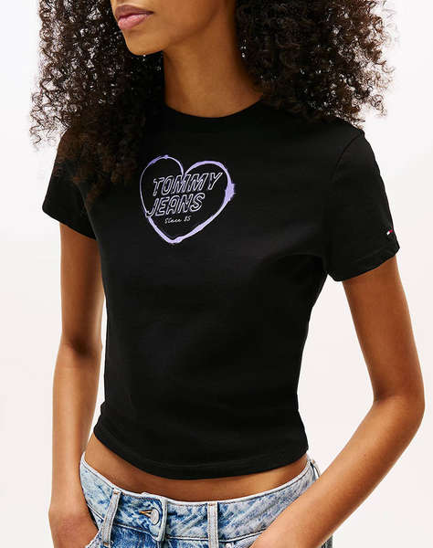 TOMMY JEANS TJW SLIM SH HEART TEE